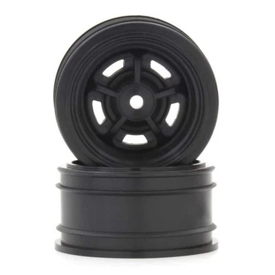 Kyosho Rostyle Rim 2 pcs Black For 1/10 Fazer Mk2 Touring Car FZ02 #FAH703BK - Image 1 of 2