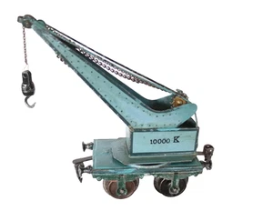 AC4792: Oldtimer Märklin Spur 1 Kranwagen / Waggon 1858 - Bild 1 von 5
