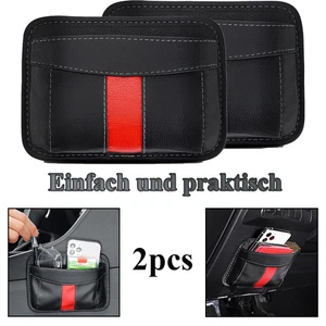 2 Stück KFZ-Handy-Ablage: Tasche für PKW-Sitzplatz-Lagerung - Bild 1 von 12