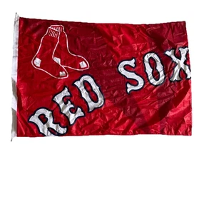 Boston Red Sox MLB baseball 28X38 Flag Banner Red Striped MLB Good Stuff - Picture 1 of 5