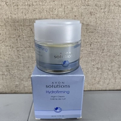 Avon Solutions Hydrofirming Skin Care Night Cream 1.7 oz Full Size 2007  - Image 1 of 4