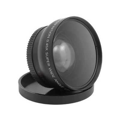 0.45x 52mm Wide Angle Lens with MACRO for Canon Nikon 52mm DSLR&digital camera f - Image 1 of 4