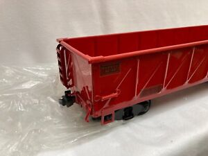 Buddy L Stamped Steel T-Reproductions Red Gondola Train Car IN BOX