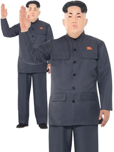 Costume Kim Jung Un coreano lanciarazzi dittatore presidente uomo vestito elegante M - Foto 1 di 5
