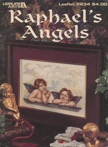 Leisure Arts Cross Stitch Raphael's Angels Pattern Leaflet 2634 - Picture 1 of 1