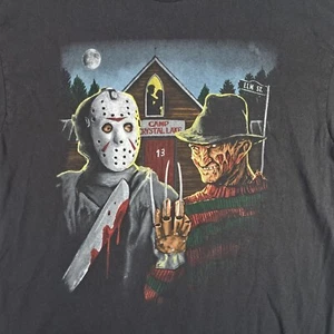 Camiseta Pesadilla en Elm Street Freddy Kruger con Jason Talla XL Película de Terror - Imagen 1 de 6