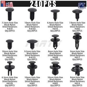 For Chevrolet Lumina APV 1993-On Fender Bumper Fastener Retainer Clips Push Pin - Picture 1 of 5