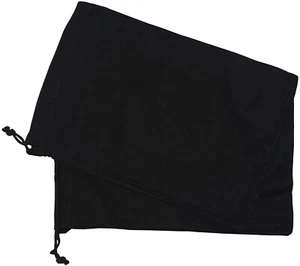 1 Baumwollbeutel Stoffbeutel mit Kordelzug Kordelzugbeutel 20x30cm schwarz - Bild 1 von 5
