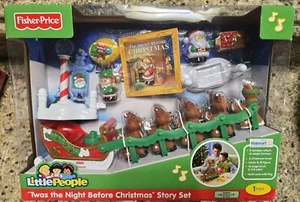 Fisher Price Little People 'Twas The Night Before Christmas Story Set NUEVO - Imagen 1 de 6