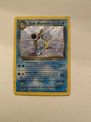 Pokemon TCG DARK BLASTOISE 4/110 - LEGENDARY COLLECTION HOLO HOLOFOIL - (MP) - Image 1 of 2