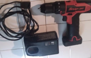 Snap- On Cordless new Drill red  with used battery used charger - Picture 1 of 10