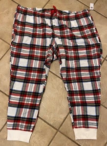 Antiguo Azul Marino - Pantalones de pijama de franela estampados a juego para mujer - Talla XXL - ¡NUEVO!! - Imagen 1 de 6