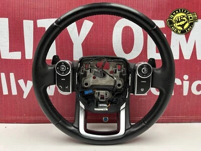 2014-2022 LAND RANGE ROVER SPORT РУЛЕВОЕ КОЛЕСО С ПОДОГРЕВОМ W ПОДРУЛЕВОЕ ПЕРЕКЛЮЧЕНИЕ ЧЕРНЫЙ OEM - Изображение 1 из 4