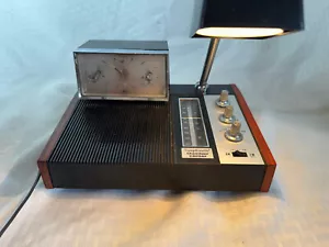 Vtg LONGINES SYMPHONETTE LCR-500 SLUMBER CENTER ELECTRIC CLOCK LIGHT RADIO WORKS - Picture 1 of 10
