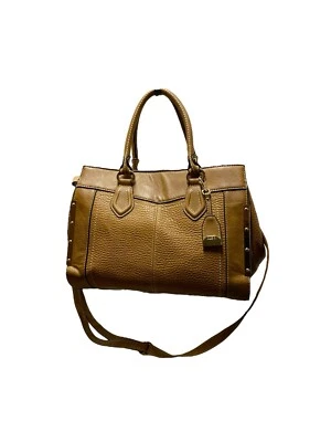 Aldo Bag Brown Tan Pebbled Faux Leather Women’s Tote Handbag - Image 1 of 4