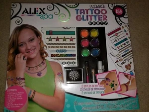Alex Toys Alex Spa Ultimate Glitter Tattoo Party Craft Kit 155 peices. No box - Picture 1 of 3