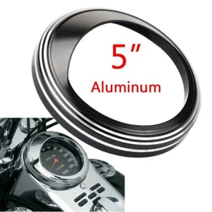 5" Speedometer Speedo Trim Ring Visors for Harley Touring Road King Dyna Softail - Picture 1 of 5