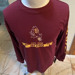 NWT NCAA ARIZONA SUN DEVILS LONG SLEEVE SHIRT MENS SIZE 2XL - Picture 1 of 2