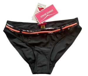 Venice Beach Größe 12 schwarz pink Bikinihose Sommer Urlaub Bademode - Bild 1 von 2