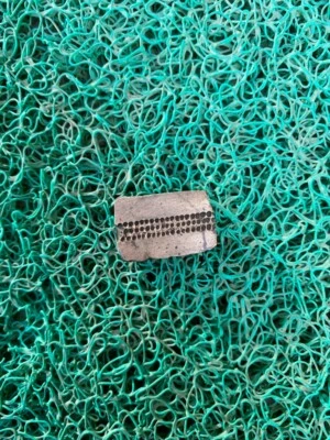 Molde troquel de joyería figurada tallada a mano de bronce diseño antiguo vintage de 1800 Foto 1 de 4