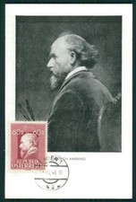 AUSTRIA MK 1948 AMERLING PORTRÄTIST KUNST MAXIMUMKARTE MAXIMUM CARD MC CM ah34