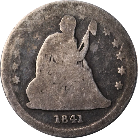 1841-O Seated Liberty Quarter Great Deals From The Executive Coin Company Cover
