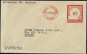 John Lysaght 1953 (agosto) Pty. Cubierta de medidor limitada Sydney. Medidor B28. - Imagen 1 de 2