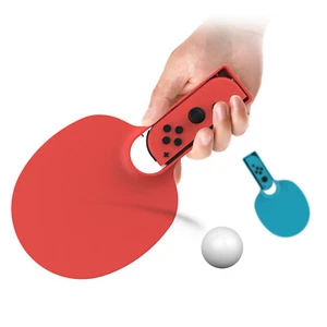 2pcs * Table Tennis Grip Tennis Games Racket for Switch Joycon/Switch OLED Game - Picture 1 of 11