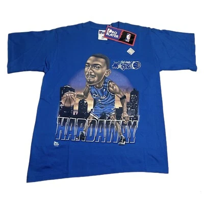 Vintage 90s Pro Player Penny Hardaway Tee Shirt Caricature Orlando Magic Youth L - Image 1 of 4