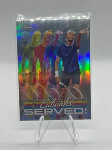 2024 Topps Chrome -Served Refractor #SER-CE Chris Eubanks (RC) - Picture 1 of 2