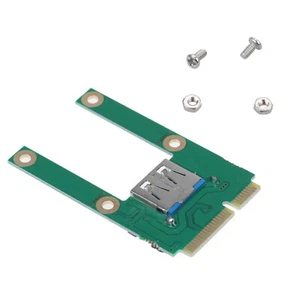 Laptop Mini PCI-e to USB2.0 Adapter Card PCIe Extended USB Interface With Screws - Picture 1 of 11