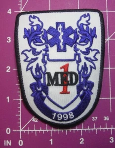 Vintage Med 1 1998 EMS shoulder patch (E) - Picture 1 of 2