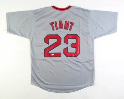 Luis Tiant Signed Boston Red Sox Jersey (JSA COA) 3×All-Star Pitcher Senor Smoke - Image 1 of 4