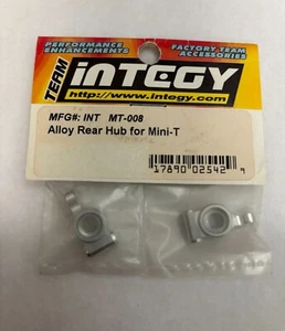 Integy MT008 - Moyeux arrière en alliage (argent) - Team Losi Mini-T - Neuf dans sachet !! - Photo 1 sur 1
