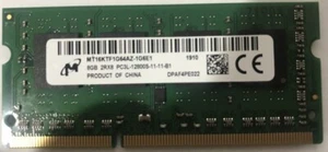 8GB Crucial (Micron) PC3L-12800S RAM DDR3L 1600Mhz 1.35V Memory Laptop SODIMM - Picture 1 of 1