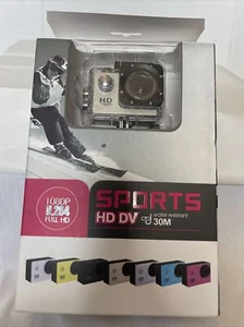 Sports HD DV 30M Water Resistant 1080P H.264 Full HD Camera - WHITE - Picture 1 of 4