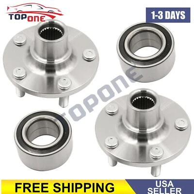 2 * Front Wheel Hub &Bearing For 2000-2002 Chrysler PT Cruiser Dodge Neon Foto 1 de 4