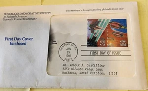JAN 25TH 1993 FIRST DAY COVER SPACE FANTASY - Picture 1 of 5