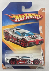 2009 Hot Wheels #66 Track Stars 12/12 REVERB Chrome w/Red 5 Spoke Wheels - Picture 1 of 6