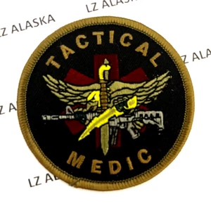 PARCHE MÉDICO TÁCTICO VERDE SSI 3" (PD3) POLICÍA BOMBEROS MILITARES PARAMILITARES - Imagen 1 de 3