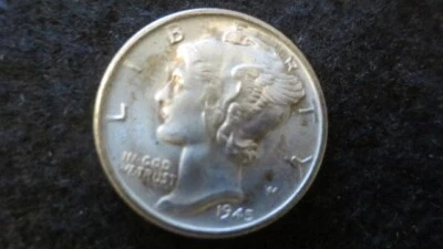 ***1945S **** DIME UNCICULATED **** - Image 1 of 2