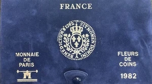 France FDC 1982 Set Including 100 Francs Pantheon SILVER - Picture 1 of 2