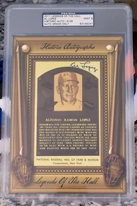 2011 Historic Autographs Legends Of The Hall AL LOPEZ auto #/26 PSA/DNA Mint 9 - Picture 1 of 3