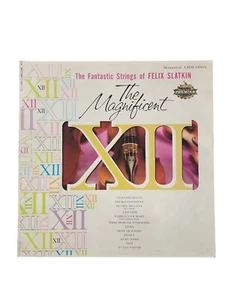 FELIX SLATKIN "THE MAGNIFICENT XII" LP 12" VINYL EXC CLEAN DIE CUT LIBERTY - Picture 1 of 8