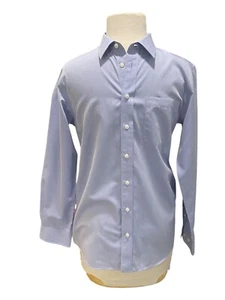 Easter NORDSTROM Dress Shirt Blue 16 TAILORED FIT youth boys Button Up - Picture 1 of 5