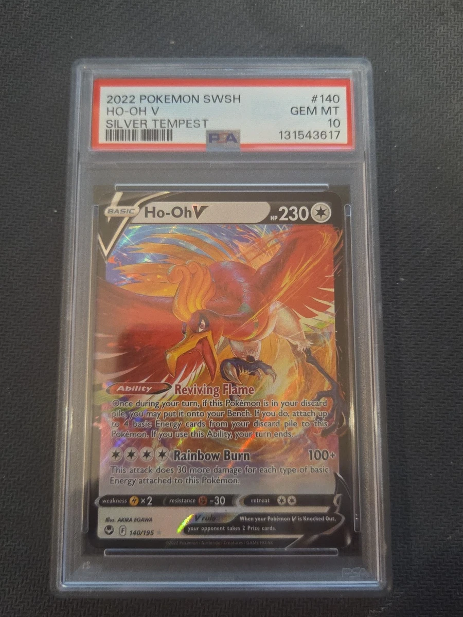 Ho-Oh Pokémon TCG PSA Grade 10 Individual Collectible Card Game