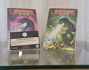 Godzilla SDCC 2025 Signed Art Adams blind bag Trade Comic books *ONLY 1 COA* - Picture 1 of 6
