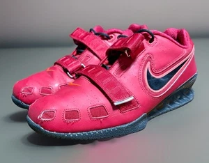 Nike Romaleos 2 Weightlifting Shoes Red/Black 476927-606 - Men's Sz 10.5 - Picture 1 of 11