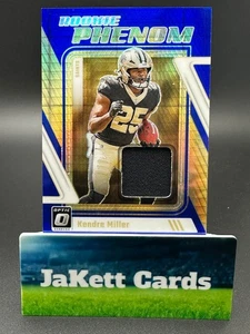 2023 Panini Donruss Optic - Rookie Phenom Kendre Miller #RP-KM Blue MEM - Picture 1 of 2