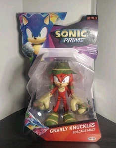 Sonic Prime Gnarly Knuckles Boscage Maze Figure Netflix Edition - Picture 1 of 4